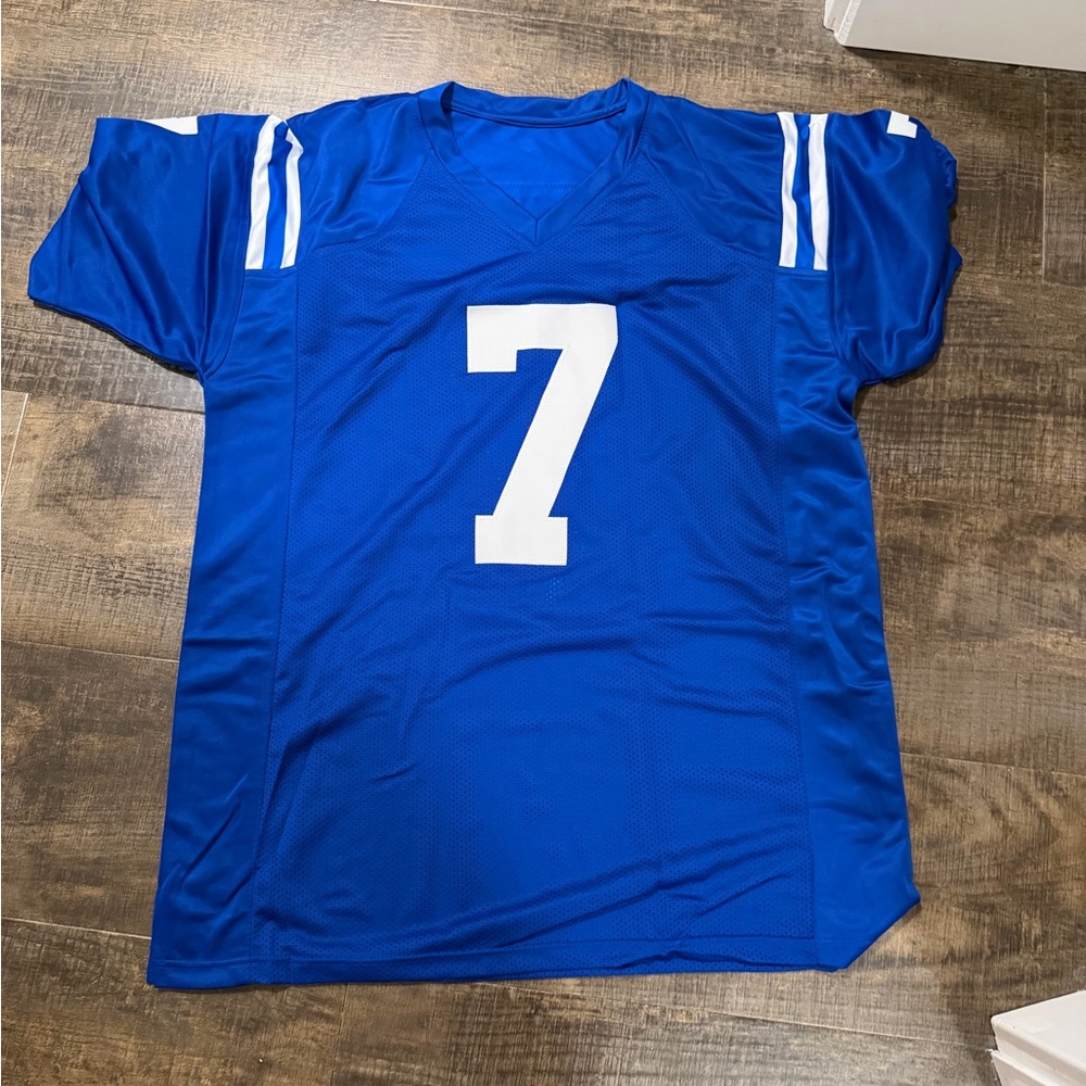 Bert Jones Signed Colts Jersey